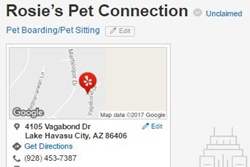 rosie's pet connection pet care and pet boarding in havasu